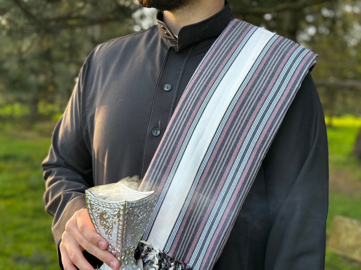 Yemeni Striped Shawl